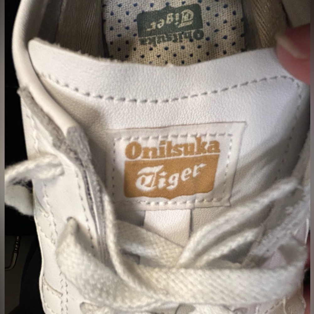 White Leather Onitsuka Tiger Mexico 66 Sneakers - Picture 3 of 8